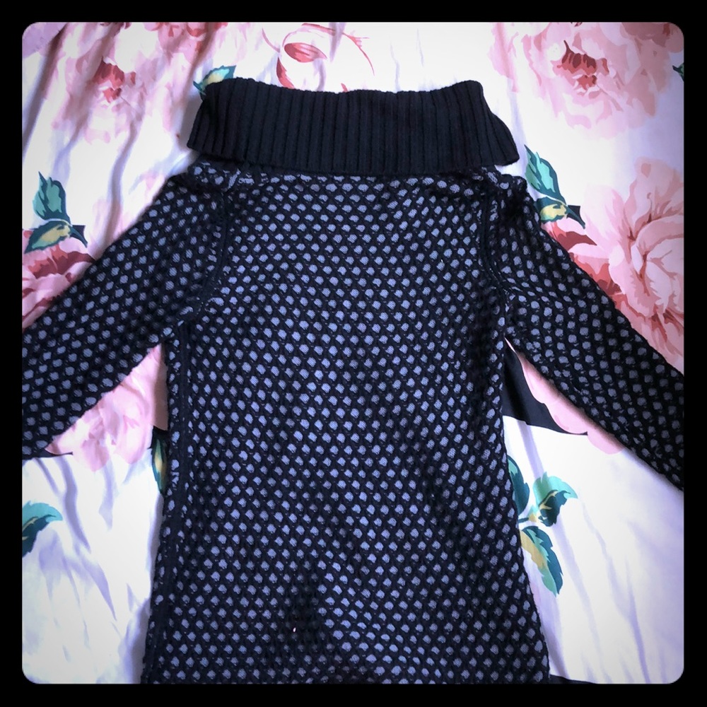 Express black knit turtleneck bundle w/ leggings